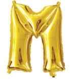 E2840.jpg FOIL BALLOON 35CM GOLD M