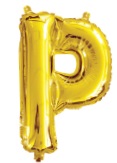 E2845.jpg FOIL BALLOON 35CM GOLD P