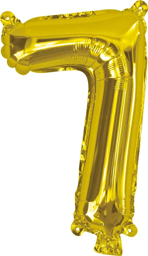 FOIL BALLOON 35CM GOLD 7