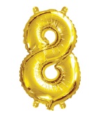 E2871.jpg FOIL BALLOON 35CM GOLD 8