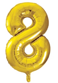 E3263.jpg BALLOON FOIL 86CM GOLD 8