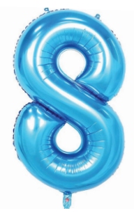 E4055.jpg BALLOON FOIL 86CM BLUE 8