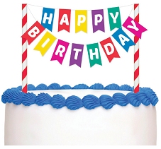 E4107.jpg CAKE TOPPER BUNTING 1PK