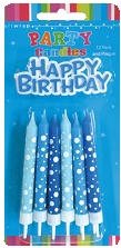 E4203.jpg CANDLE 12PK 8CM WITH PLAQUE BLUES