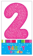 E4206.jpg CANDLE SINGLE NUMBER GLITTER PINK 2
