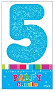 E4219.jpg CANDLE SINGLE NUMBER GLITTER BLUE 5
