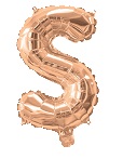 E4798.jpg FOIL BALLOON 35CM ROSE GOLD S