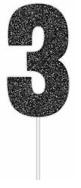 E4895.jpg CAKE TOPPER NUMBER GLITTER BLACK 3