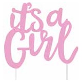 E5491-1.jpg CAKE TOPPER 1PK GIRL BABY