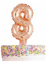 E6181.jpg BALLOON FOIL CAKE TOPPER ROSE GOLD NUMBER 8