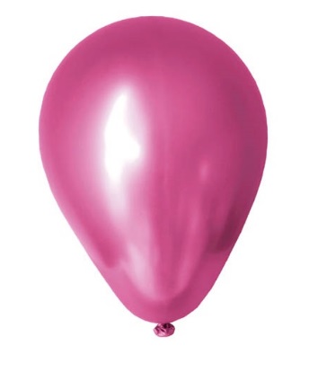 E7340.jpg BALLOON CHROME 10PK 30CM DARK PINK