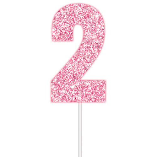 E7431.jpg FSCMIX CAKE TOPPER GLITTER PINK 2