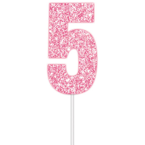 E7434.jpg FSCMIX CAKE TOPPER GLITTER PINK 5