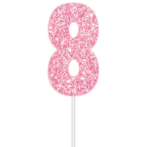 E7437.jpg FSCMIX CAKE TOPPER GLITTER PINK 8