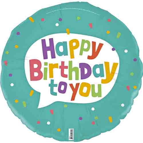 E7662.jpg BALLOON FOIL 45CM BIRTHDAY GENERAL