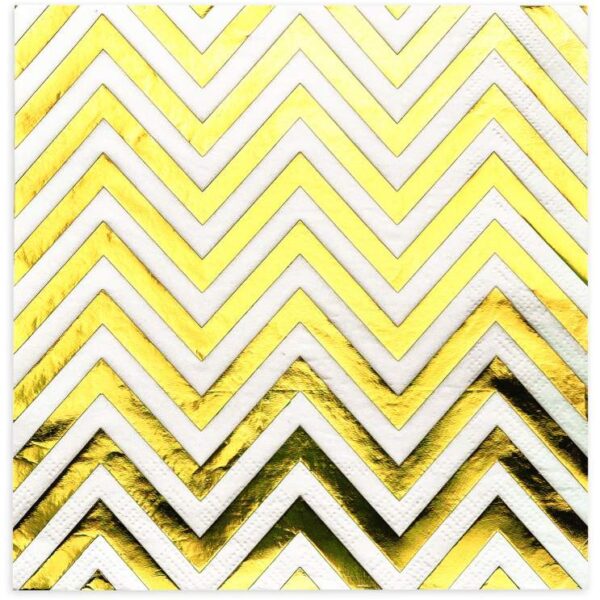 E7757.jpg FSC MIX NAPKIN FOIL 10PK GOLD