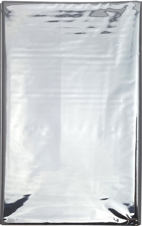 TABLECOVER FOIL SILVER