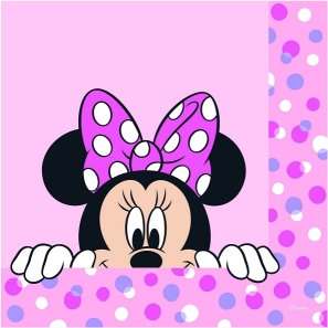 E8310.jpg FSC Mixed Source Napkin 20 Pack MINNIE