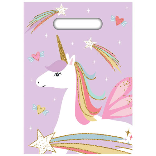 SFE0295-A UNICORN PARTY BAG-40 V3 PARTY BAG 8PK UNICORN