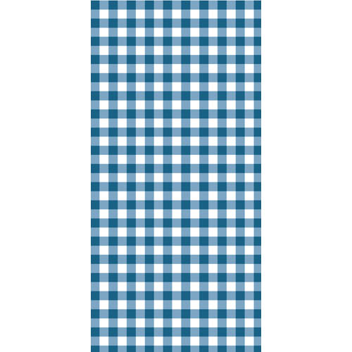 E8780 TABLECOVER GINGHAM BLUE TABLECOVER PAPER GINGHAM BLUE