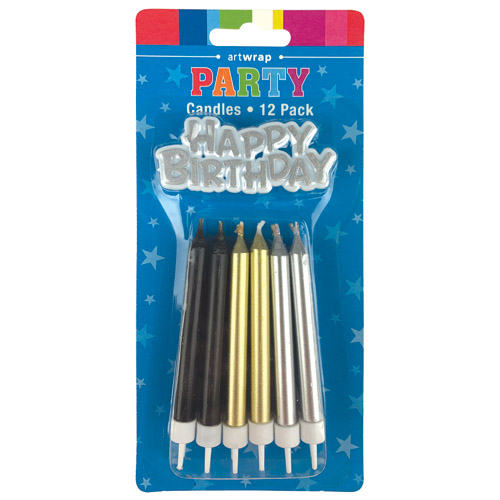 E8801.jpg CANDLE 12PK 8CM WITH PLAQUE FORMAL