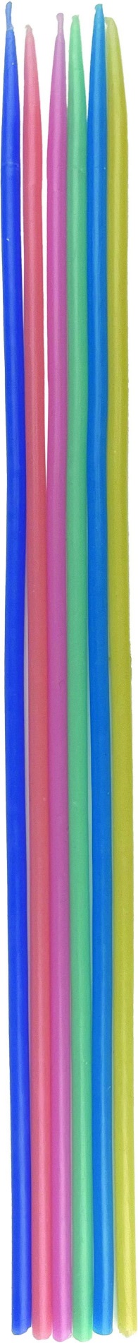 CANDLE 12PK 38CM TAPERED MULTI