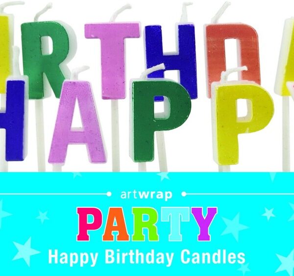 E9605.jpg CANDLE WORDS 13PCS BIRTHDAY PASTELS