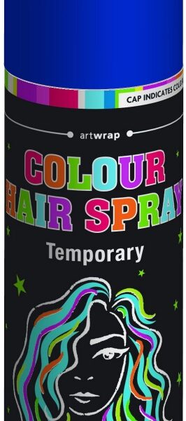 E9611.jpg HAIRSPRAY COLOR 150ML 12PC SRT BLUE