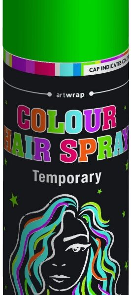 E9613.jpg HAIRSPRAY COLOR 150ML 12PC SRT GREEN