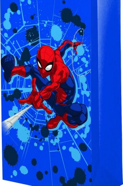 E9696.jpg FSC Mixed Source PAPER BAG 8 Pack SPIDERMAN