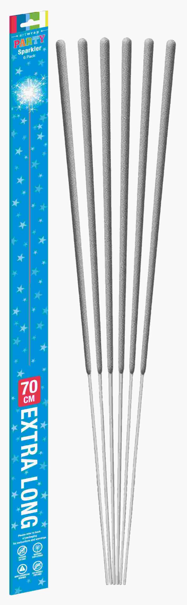 SPARKLER STRAIGHT 6PK 70CM