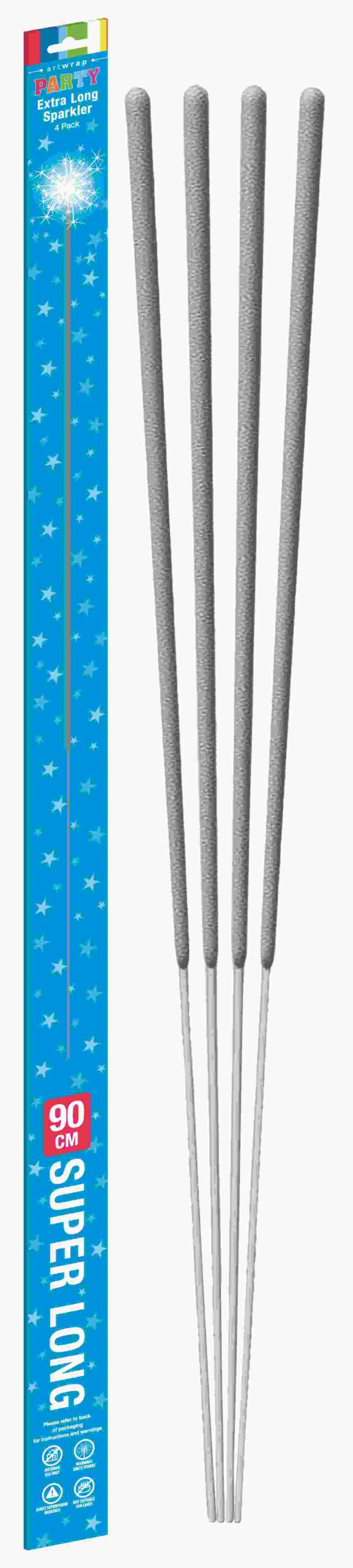 SPARKLER STRAIGHT 4PK 90CM