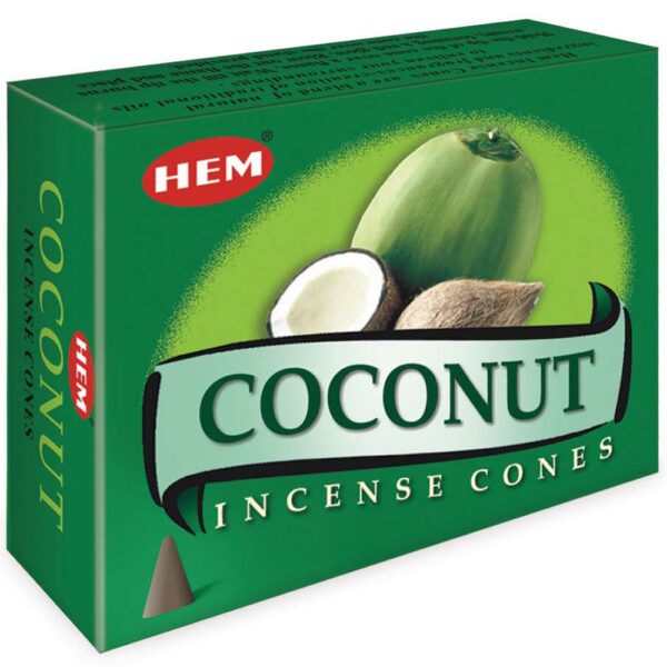 INC-HEM-002.jpg HEM CONE INCENSE - COCONUT