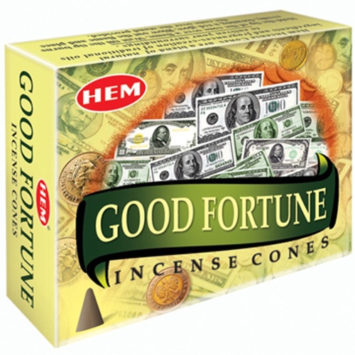INC-HEM-003.jpg HEM CONE INCENSE - GOOD FORTUNE