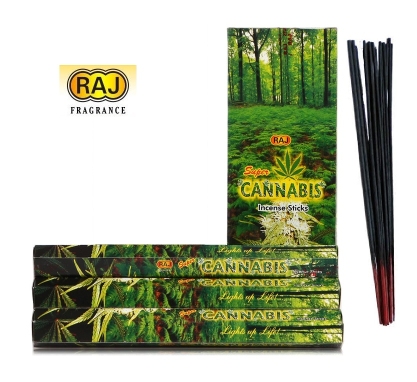 INC-RAJ-005.jpg RAJ INCENSE 20 STICKS - CANNABIS