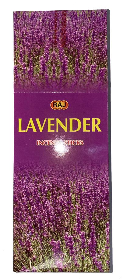 RAJ INCENSE 20 STICKS - LAVENDER
