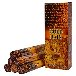 INC-RAJ-014.jpg RAJ INCENSE 20 STICKS - GOLD RAIN