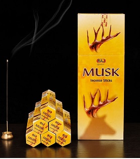 INC-RAJ-022.jpg RAJ INCENSE 20 STICKS - MUSK