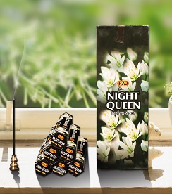 INC-RAJ-025.jpg RAJ INCENSE 20 STICKS - NIGHT QUEEN