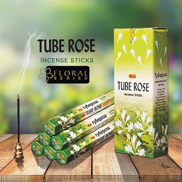 INC-RAJ-037.jpg RAJ INCENSE 20 STICKS - TUBE ROSE