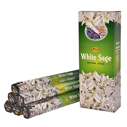 INC-RAJ-041.jpg RAJ INCENSE 20 STICKS - WHITE SAGE