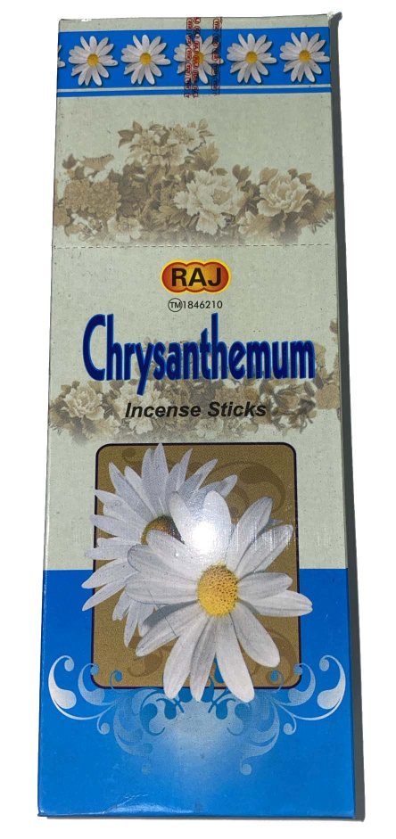 RAJ INCENSE 20 STICKS - CHRSANTHEMUM
