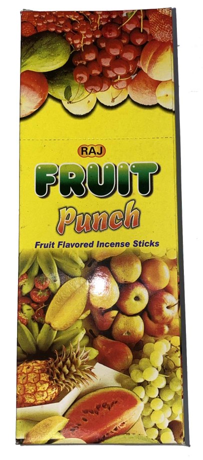 RAJ INCENSE 20 STICKS - FRUIT PUNCH