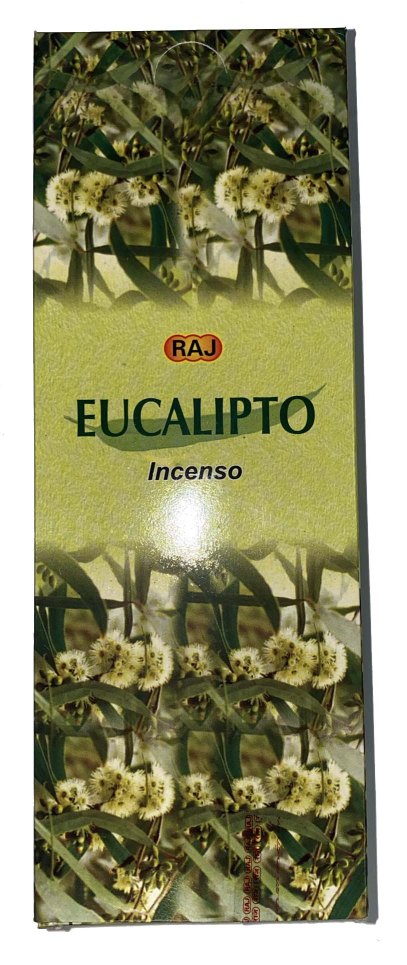 RAJ INCENSE 20 STICKS - EUCALYPTUS