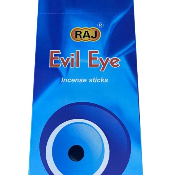 INC-RAJ-051.jpg RAJ INCENSE 20 STICKS - EVIL EYE