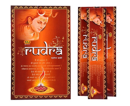 INC-RAJ-055.jpg RAJ INCENSE 20 STICKS - RUDRA