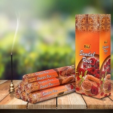 INC-RAJ-060.jpg RAJ INCENSE 20 STICKS - SNDAL ROSE