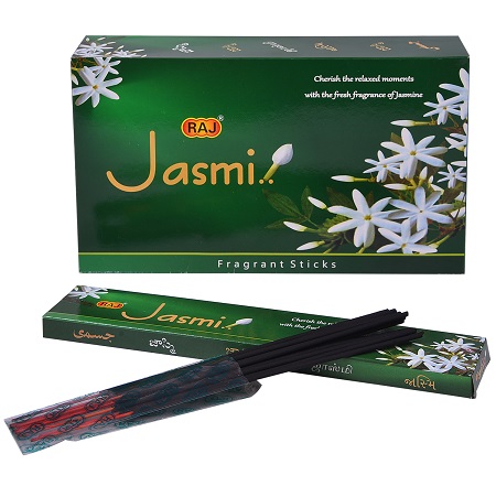 INC-RAJ-061.jpg RAJ INCENSE 15 STICKS - JASMINE