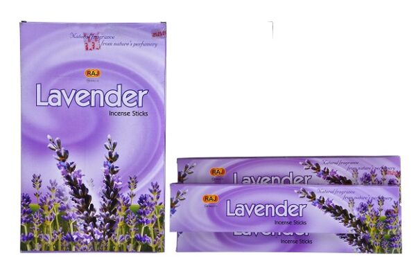 RAJ INCENSE 15 STICKS - LAVENDER