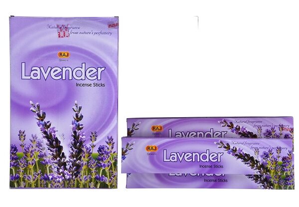 INC-RAJ-065.jpg RAJ INCENSE 15 STICKS - LAVENDER
